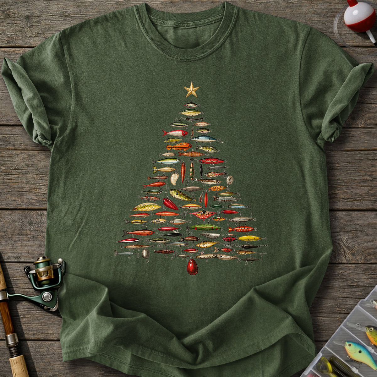Christmas Lure Tree T-Shirt