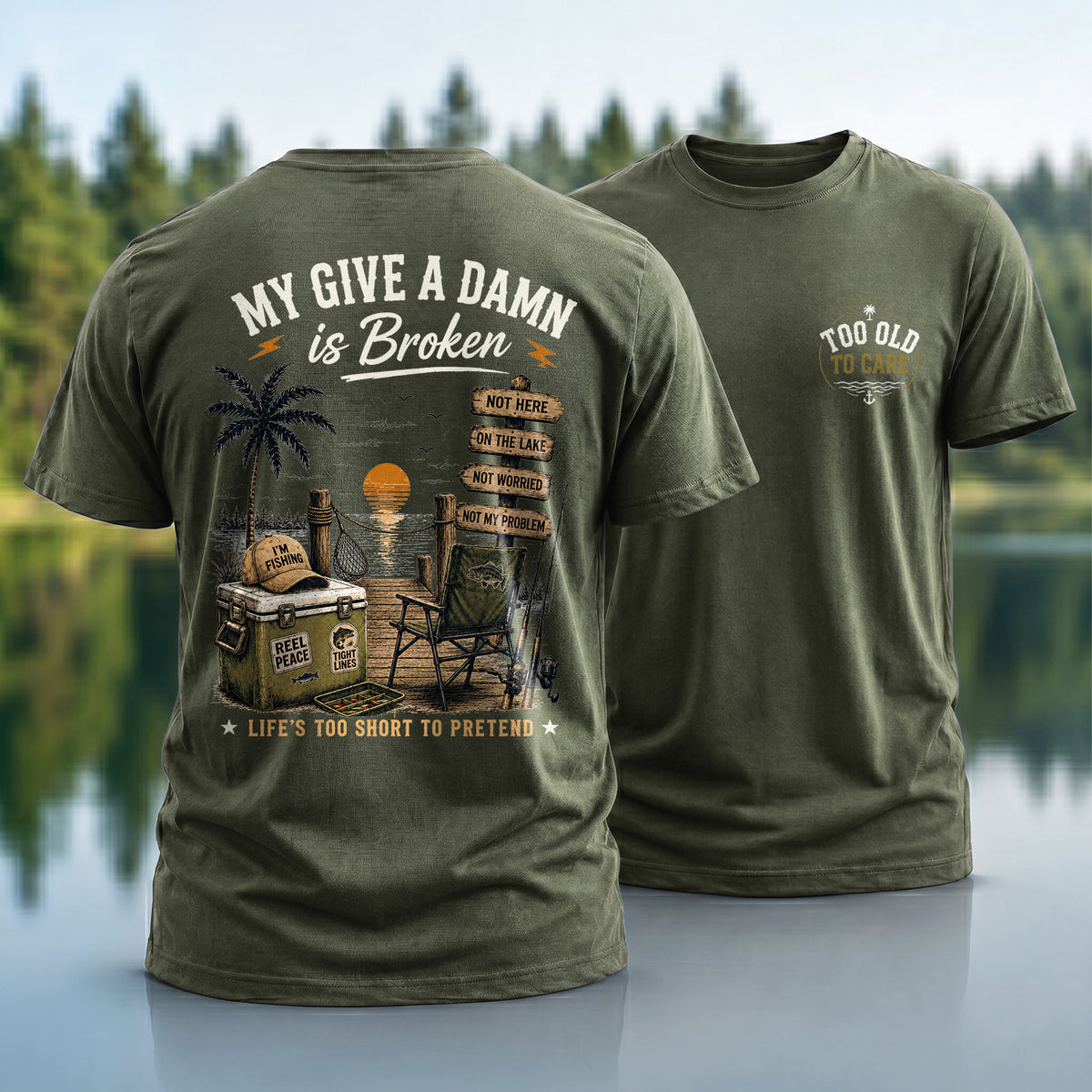 Give A Damn Broken T-Shirt