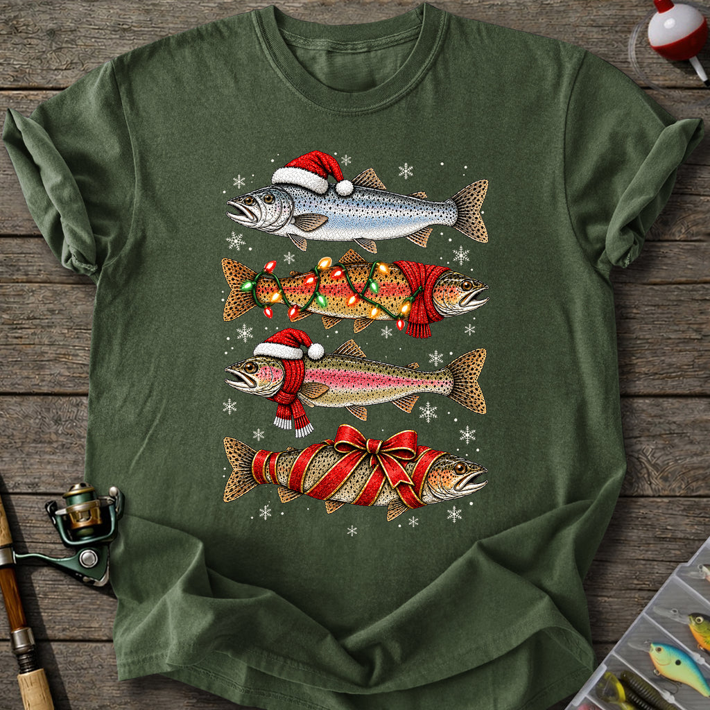 Christmas Trout T-Shirt