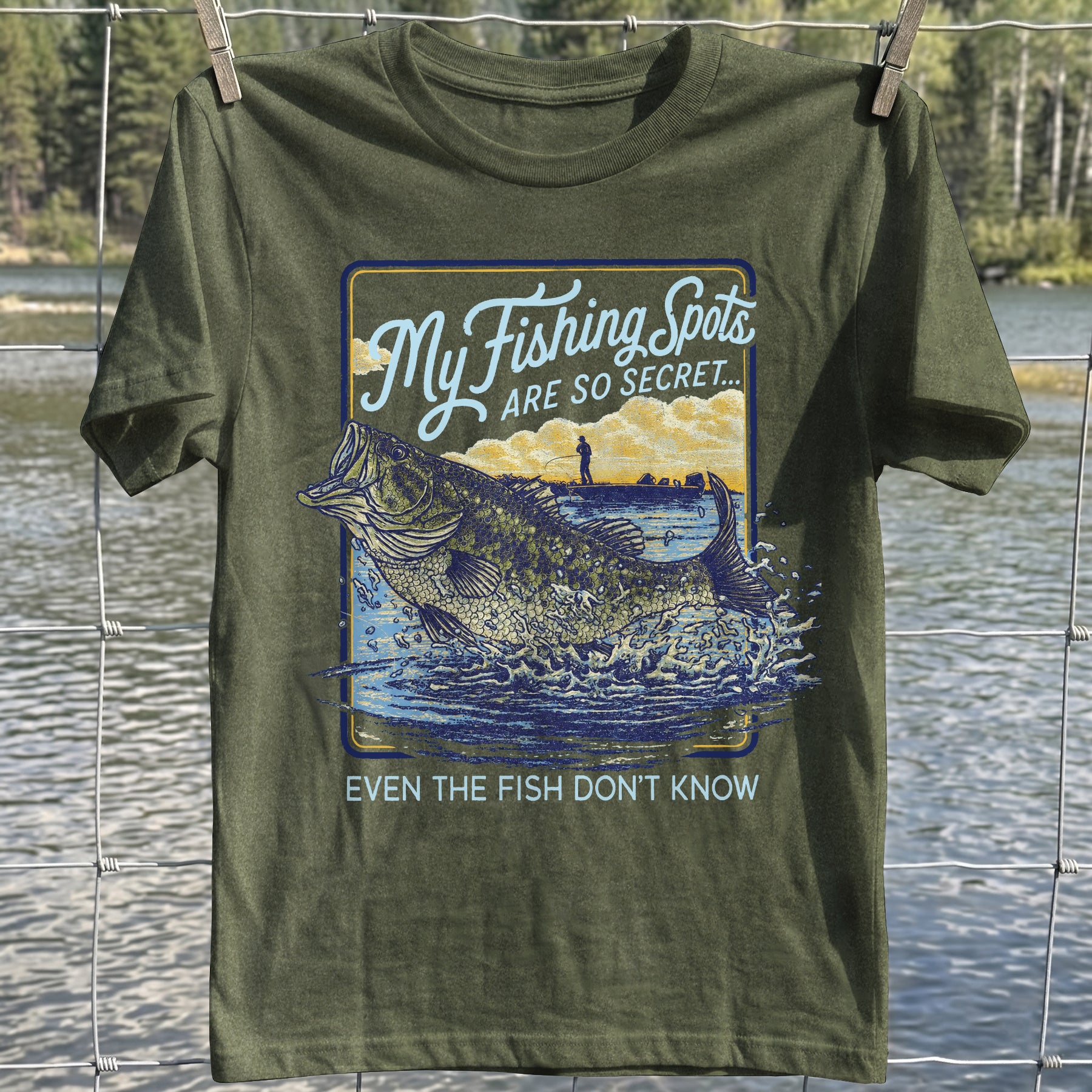 Secret Fishing Spots T-Shirt