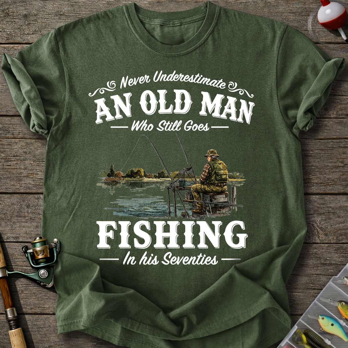 Seventies Fishing T-shirt