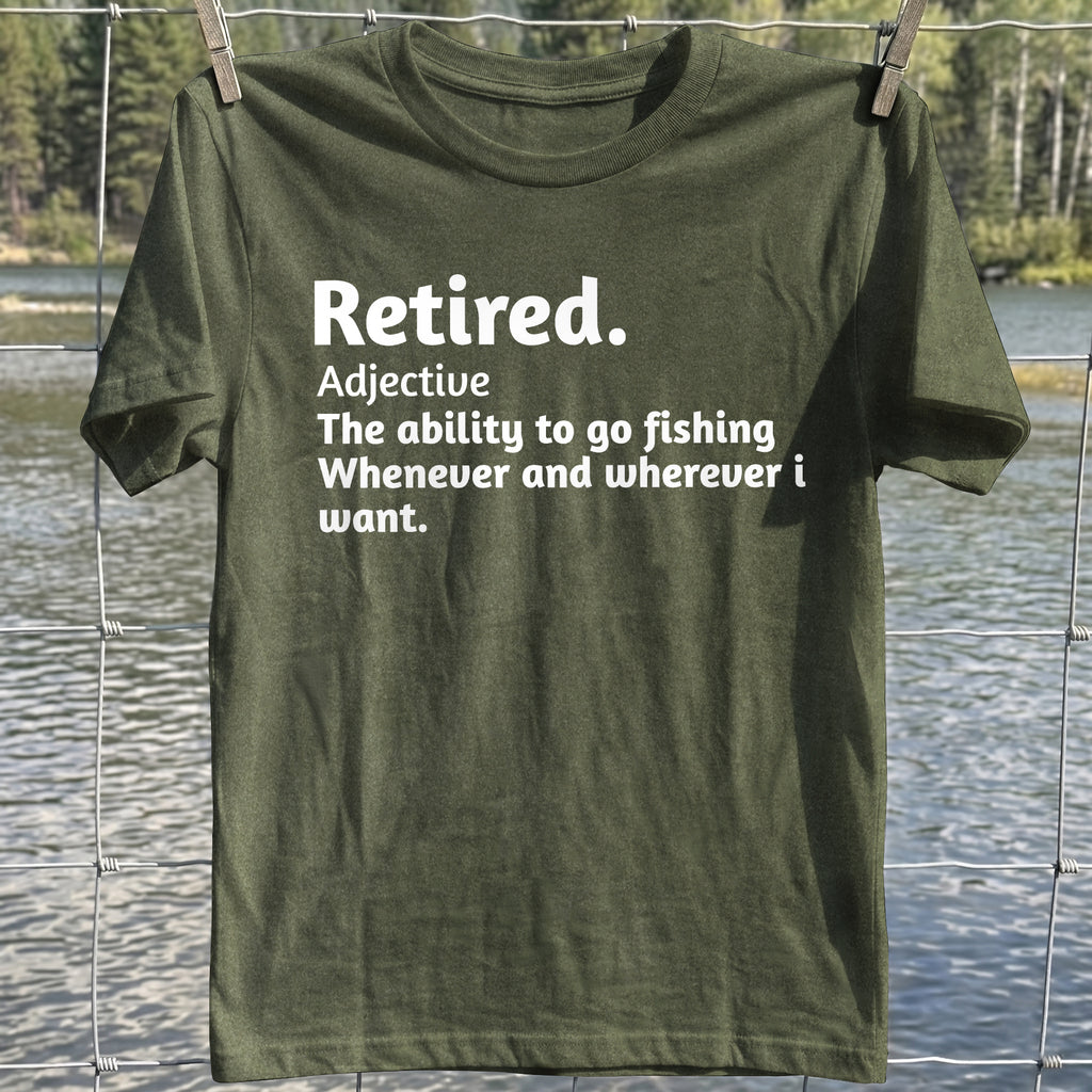 Retired Fishing T-shirt