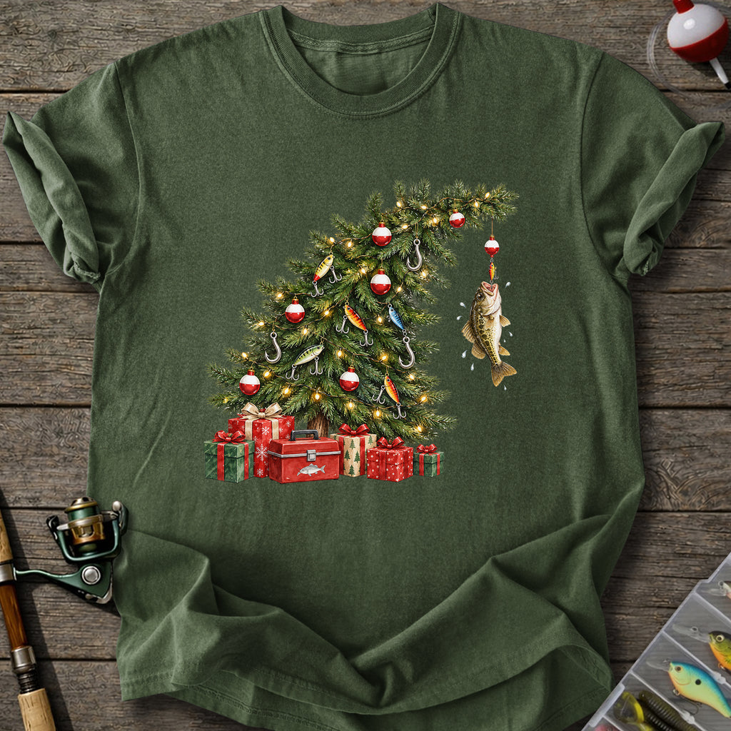 Fishing Lure Christmas T-Shirt