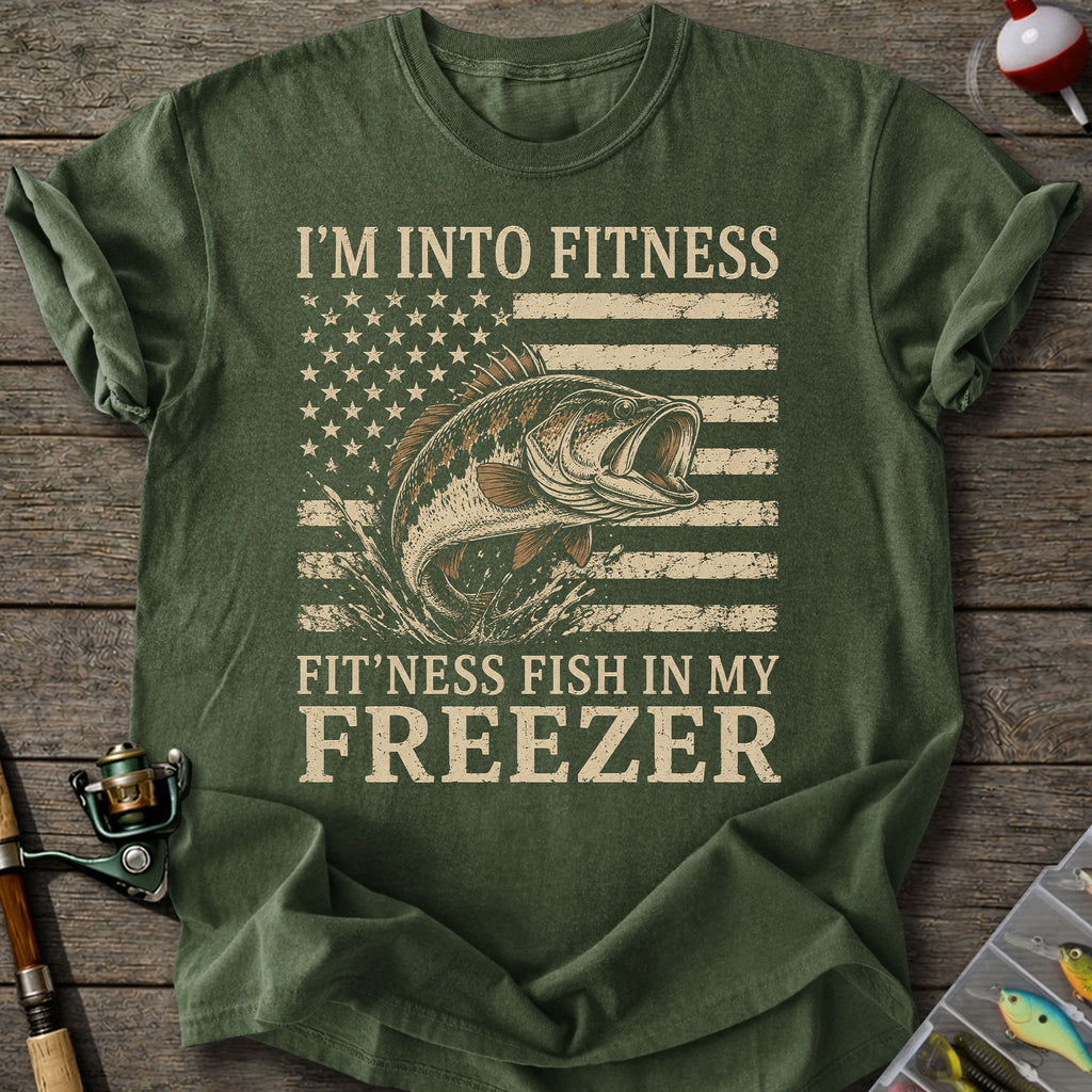 Fitness Fish Freezer T-Shirt