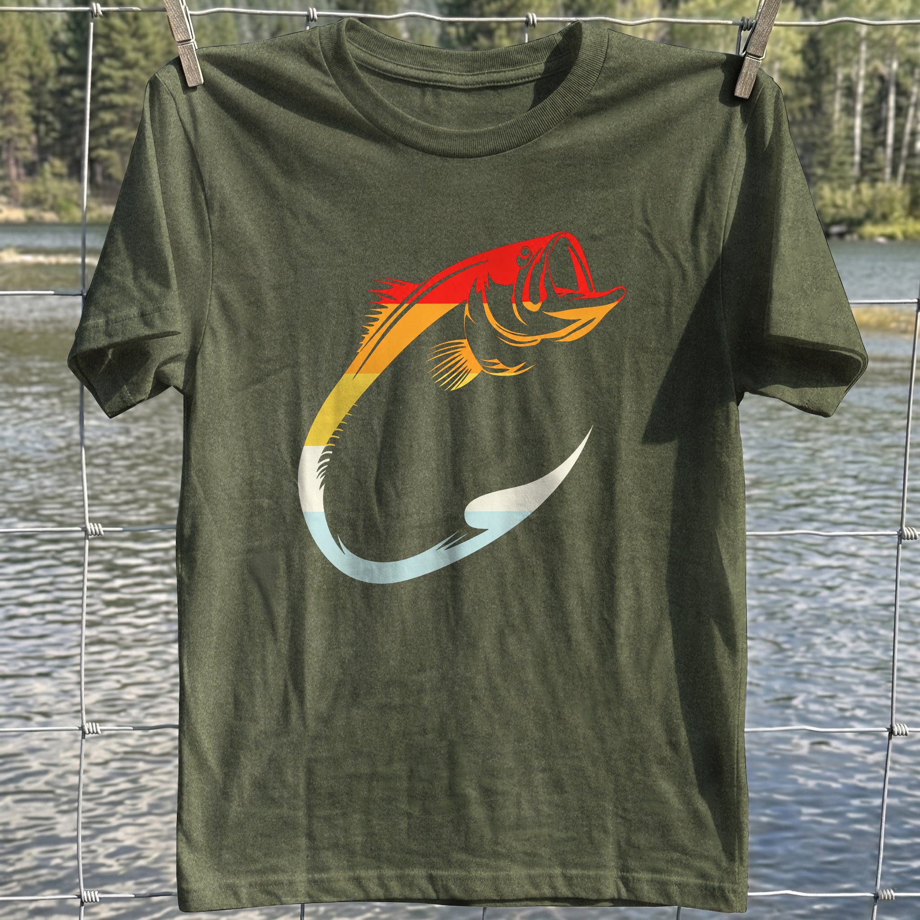Retro Hook Bass T-Shirt