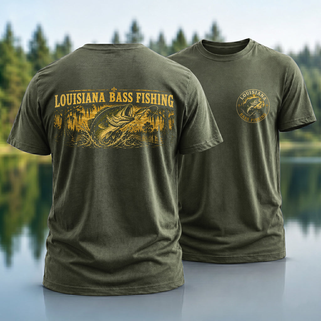 Louisiana Bass Fishing T-shirt
