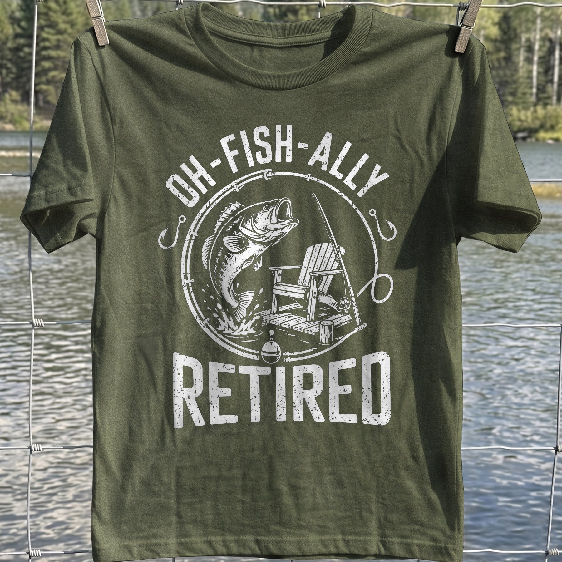 Officially Fish Retired T-Shirt