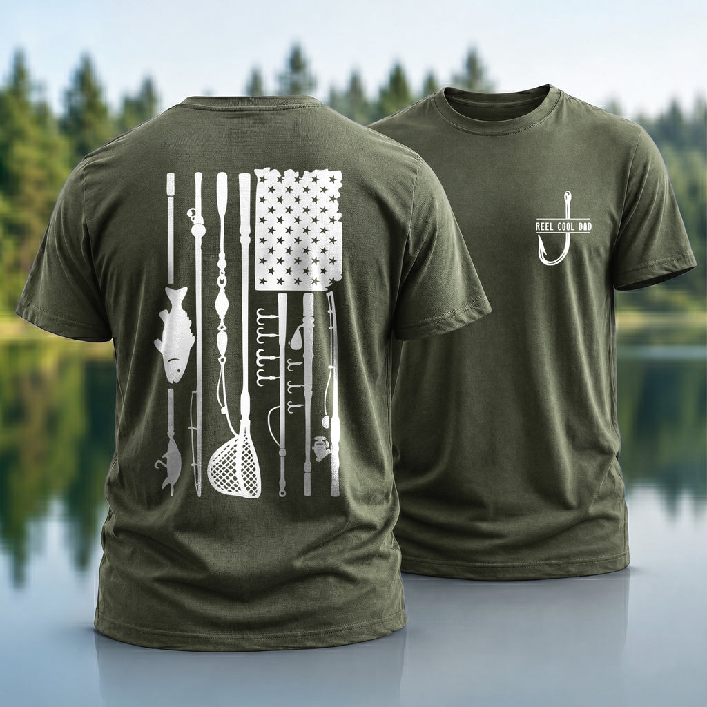 Patriotic Fishing T-Shirt