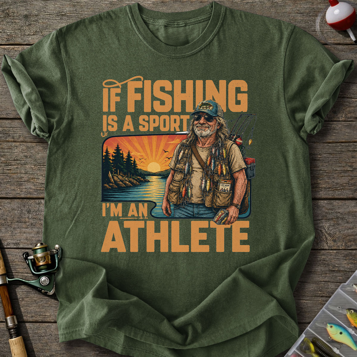 Fishing Athlete T-shirt