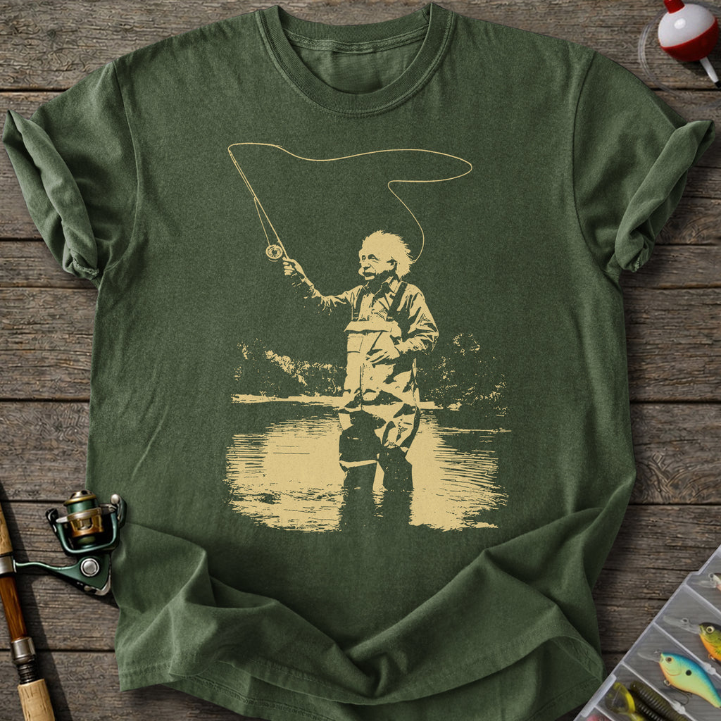 Einstein Fishing T-Shirt