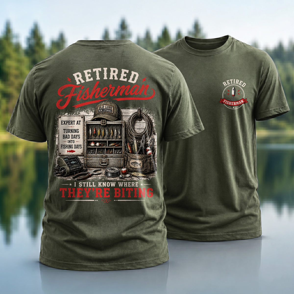 Retired Fisherman T-Shirt