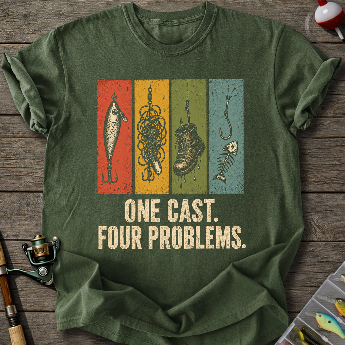 One Cast Four Problems T-shirt