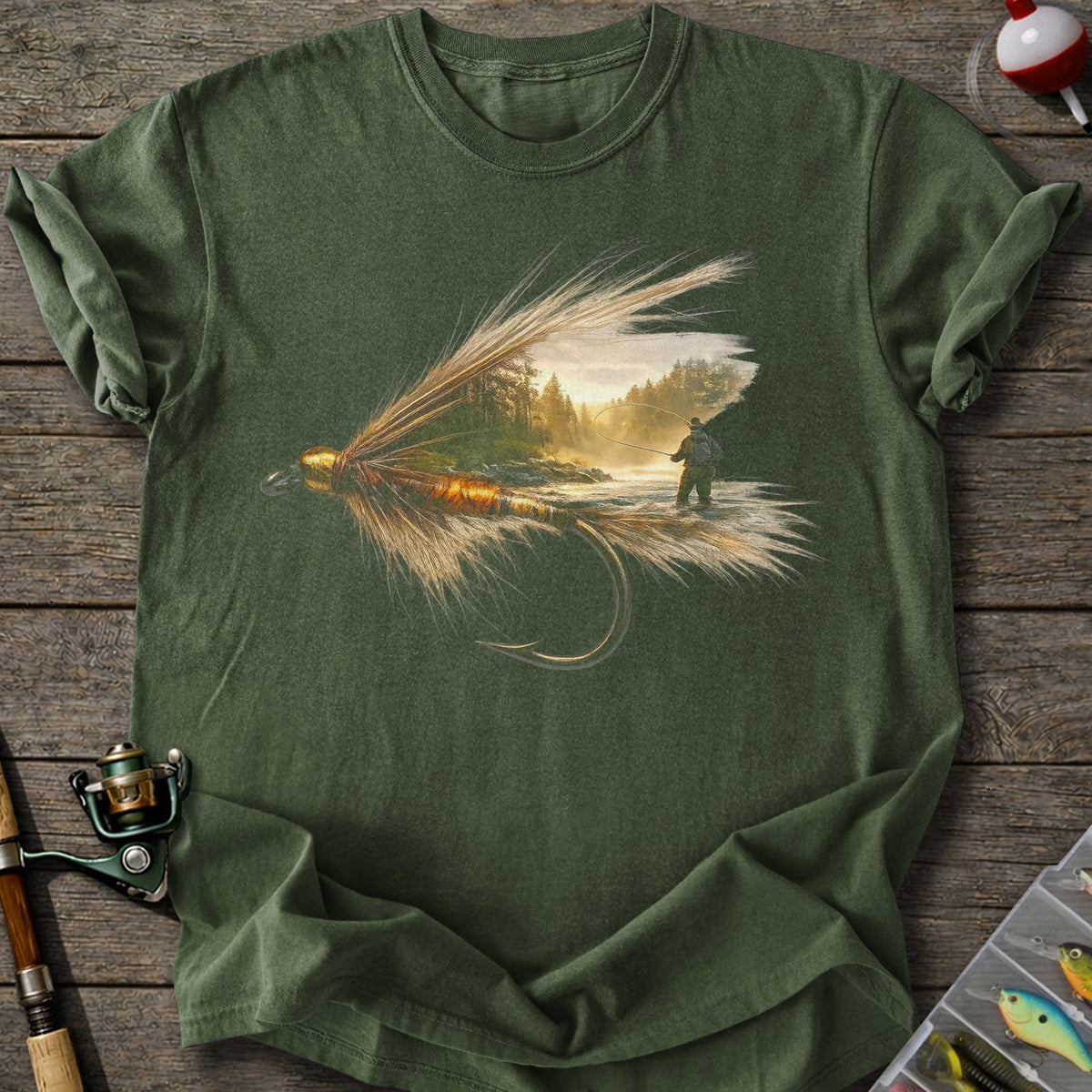 Vintage Fly Fishing T-Shirt