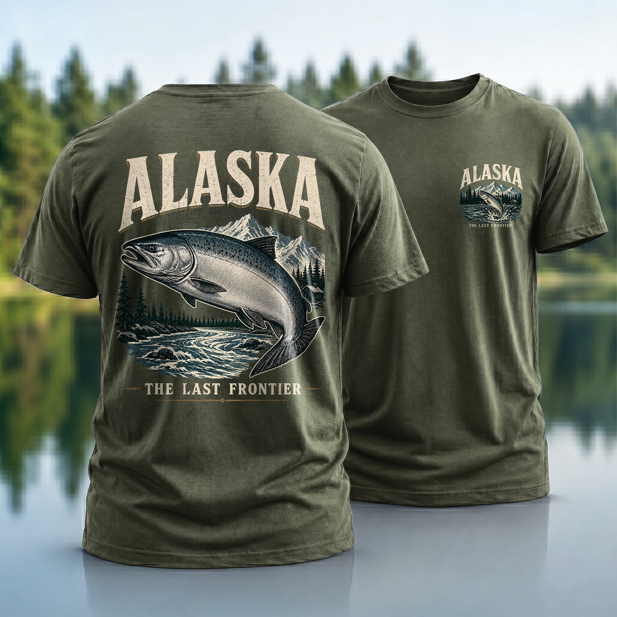 Alaska Salmon Frontier T-Shirt