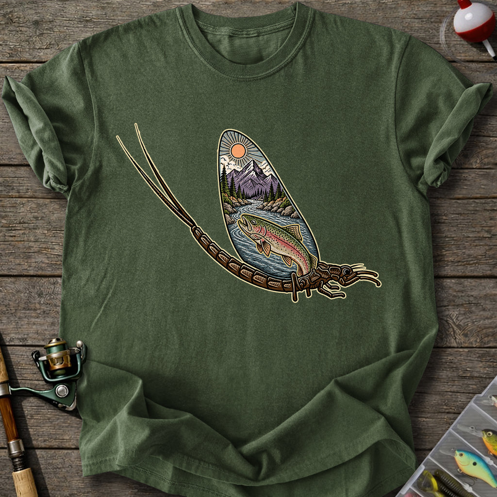 Mayfly River Trout T-Shirt