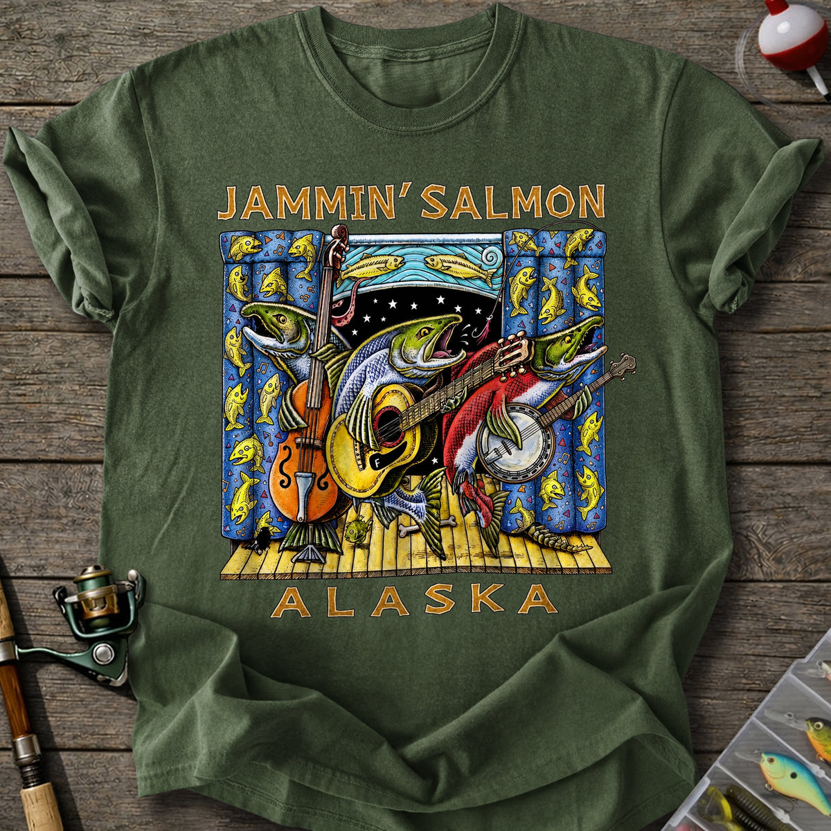 Jammin' Salmon Alaska T-Shirt