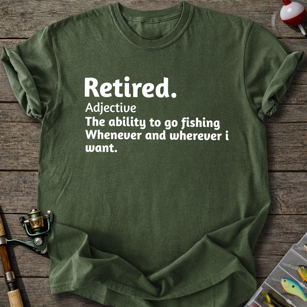 Retired Fishing T-shirt