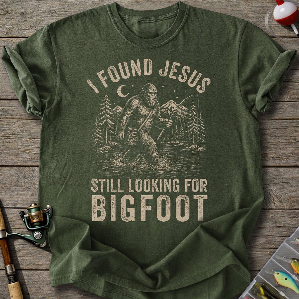 Jesus Looking For Bigfoot T-Shirt