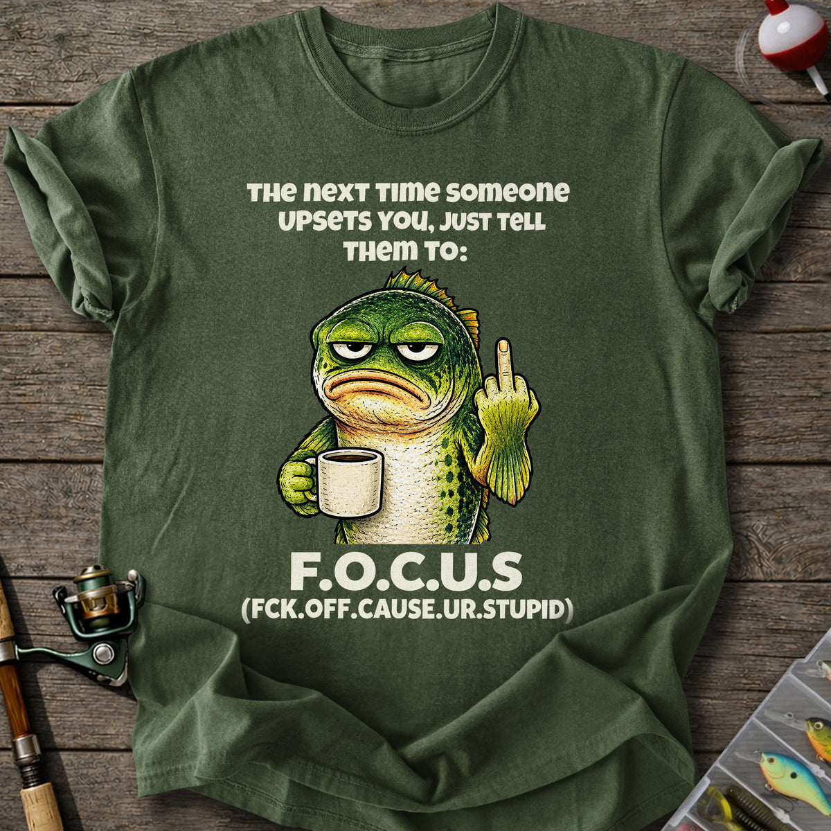 Focus Funny Bass T-Shirt