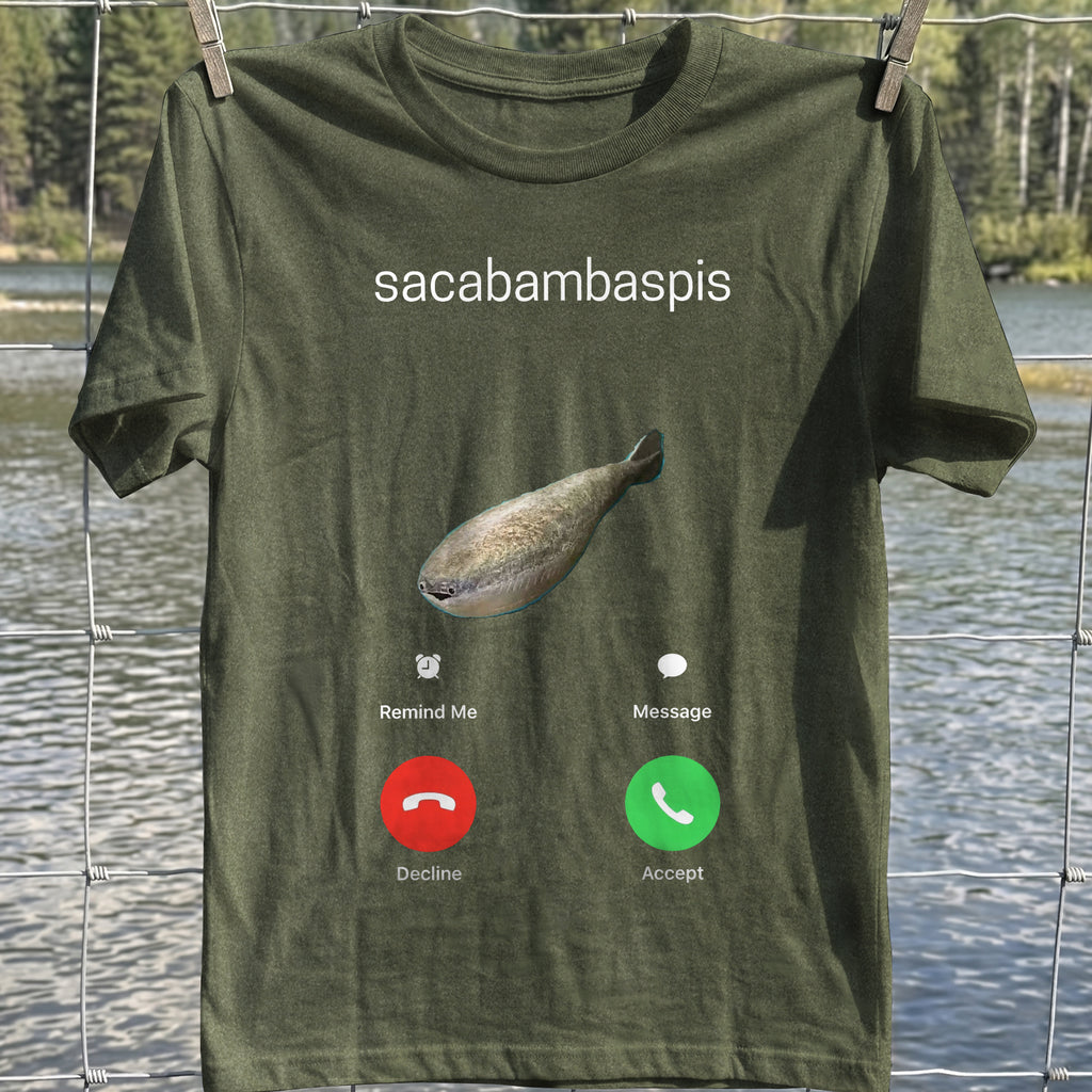 Sacabambaspis Fishing T-Shirt