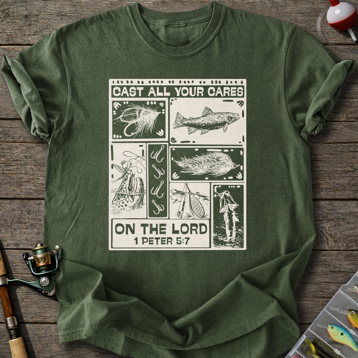 Cast All Your Cares T-shirt