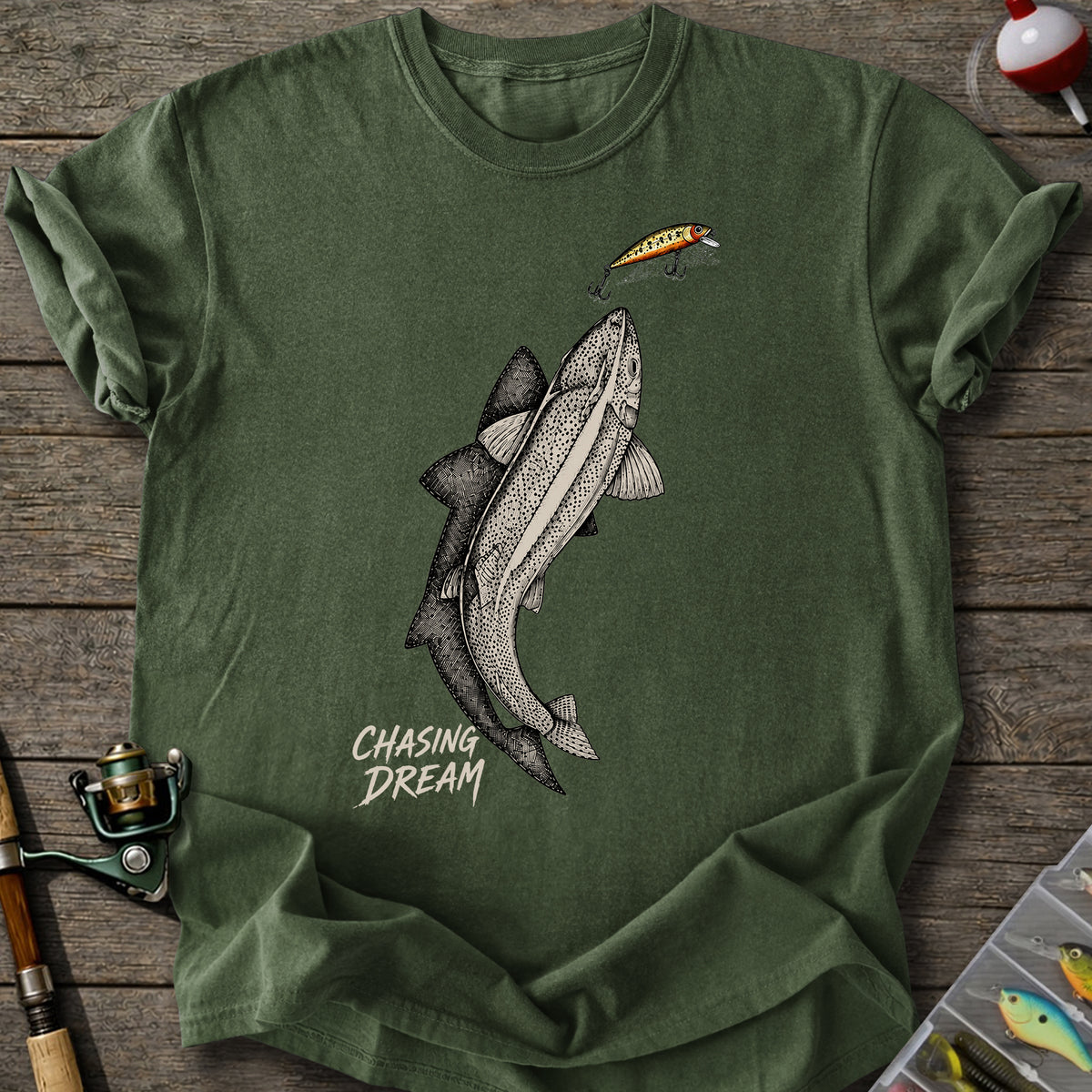 Lure Chasing Trout T-Shirt