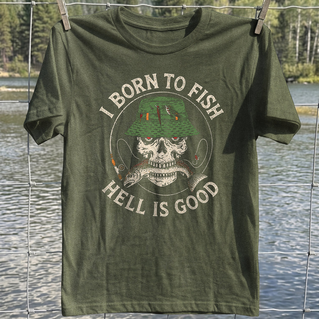 Fishing Skull T-Shirt