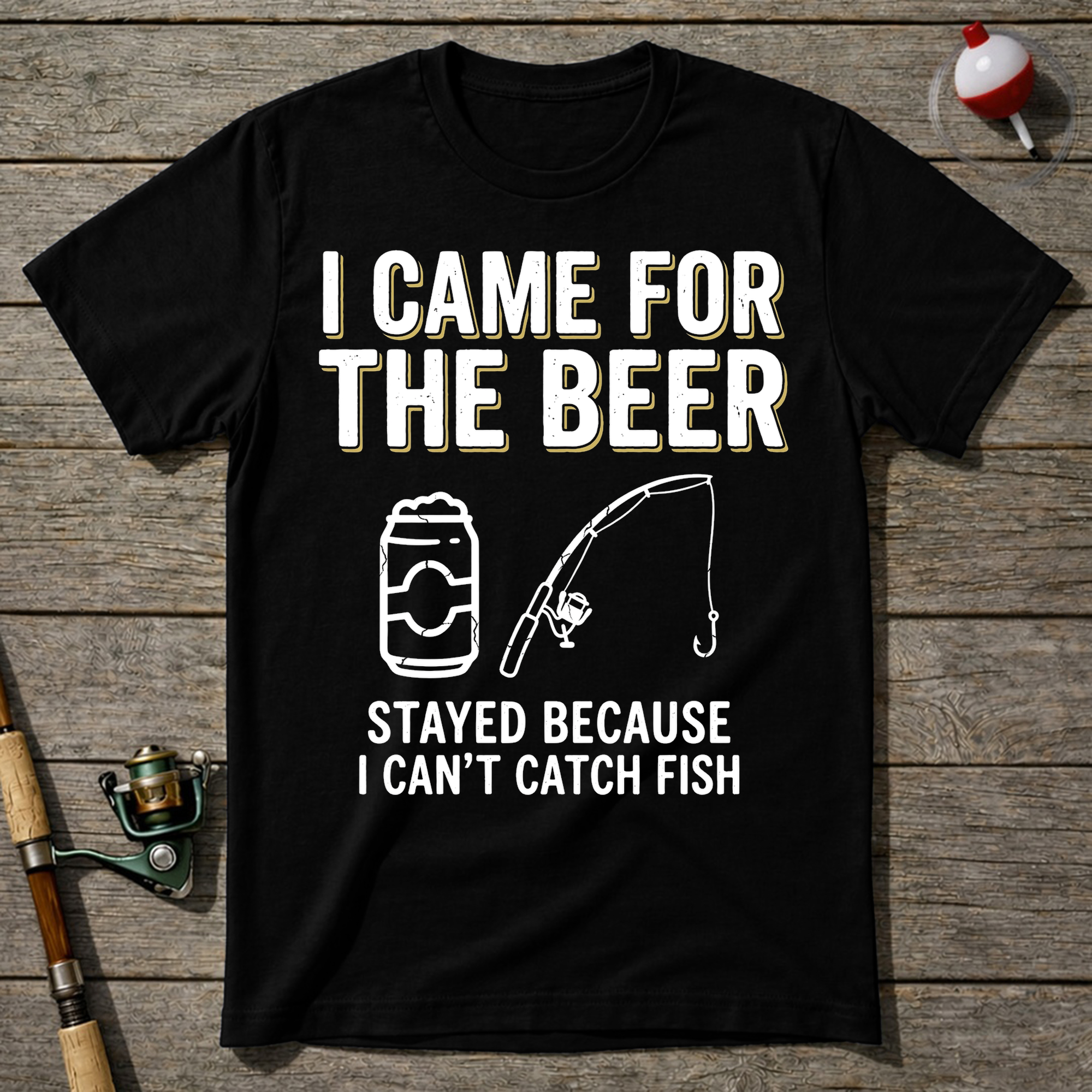 I Came For The Beer T-Shirt — Black