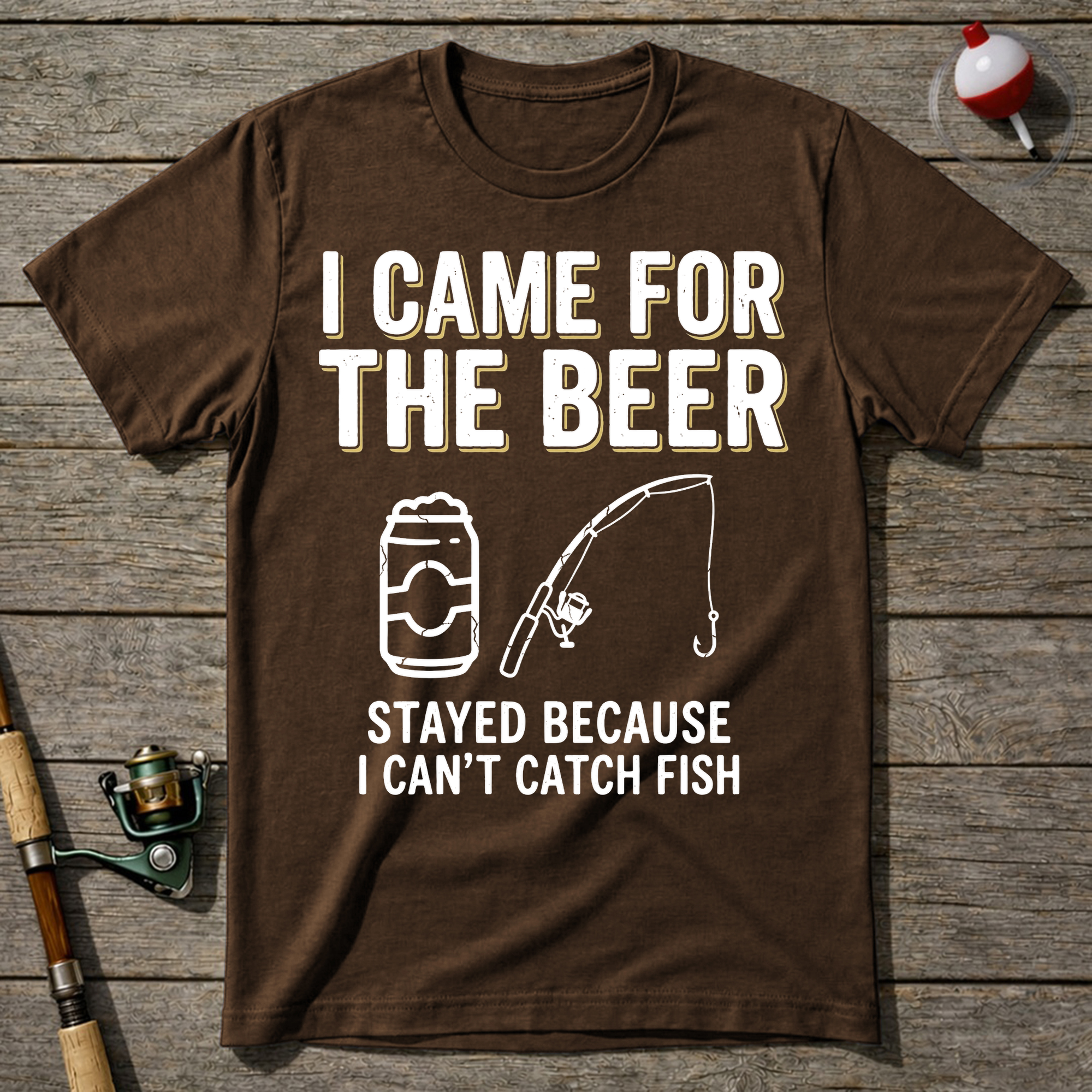 I Came For The Beer T-Shirt — Navy