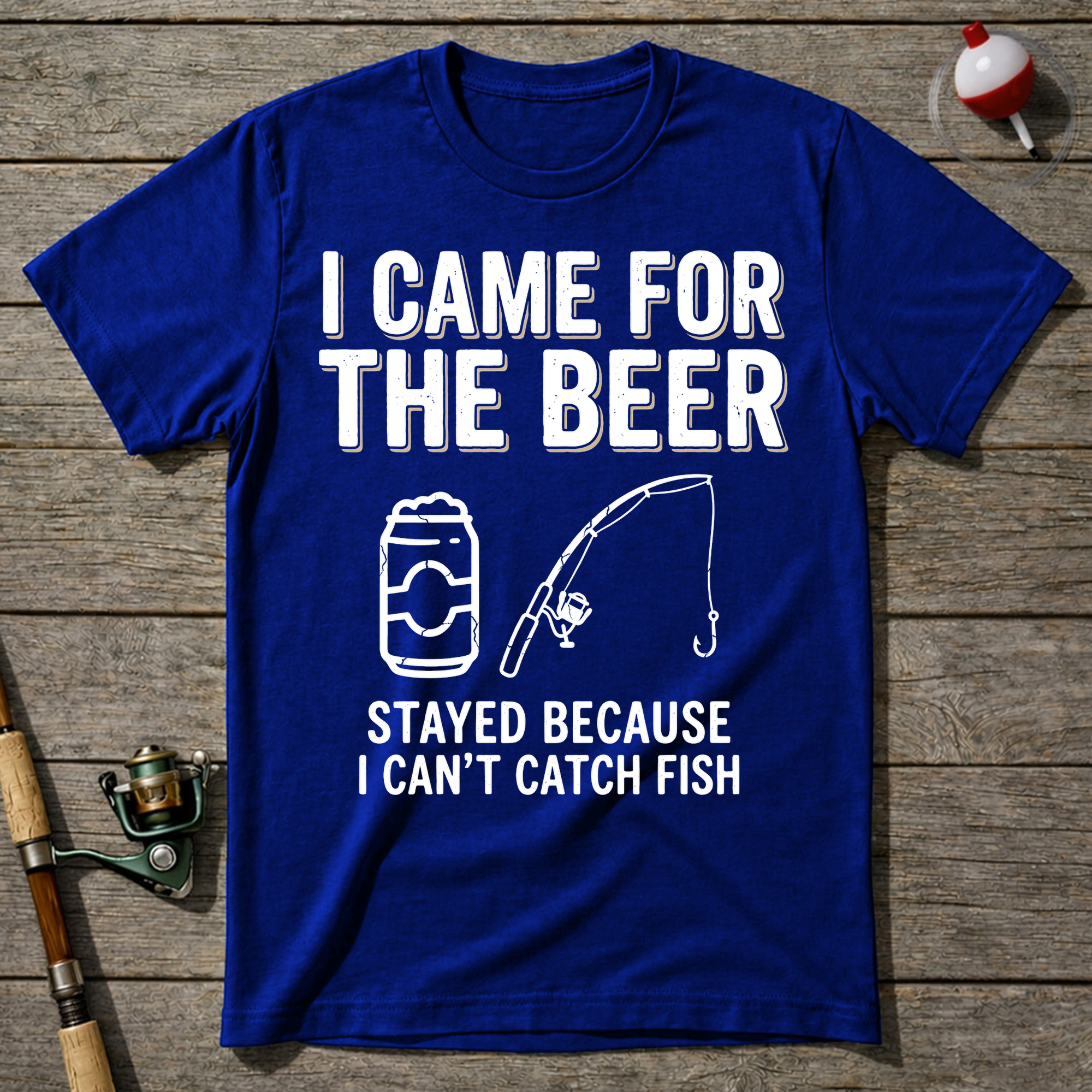 I Came For The Beer T-Shirt — Royal Blue