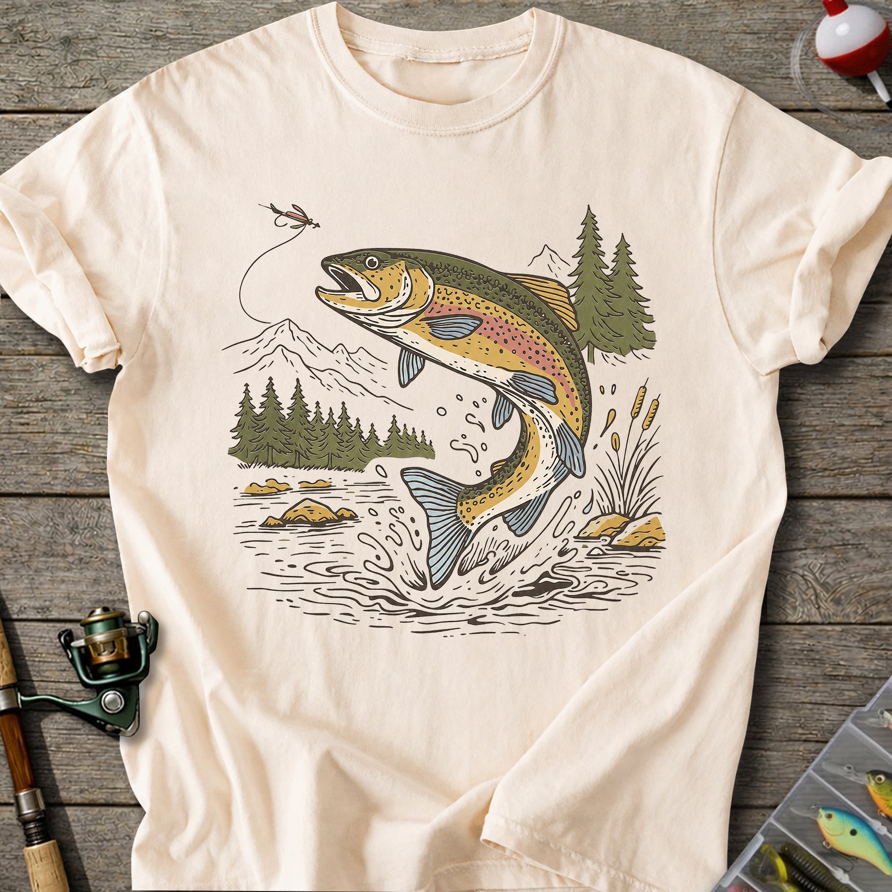 Mountain Trout Fishing T-shirt
