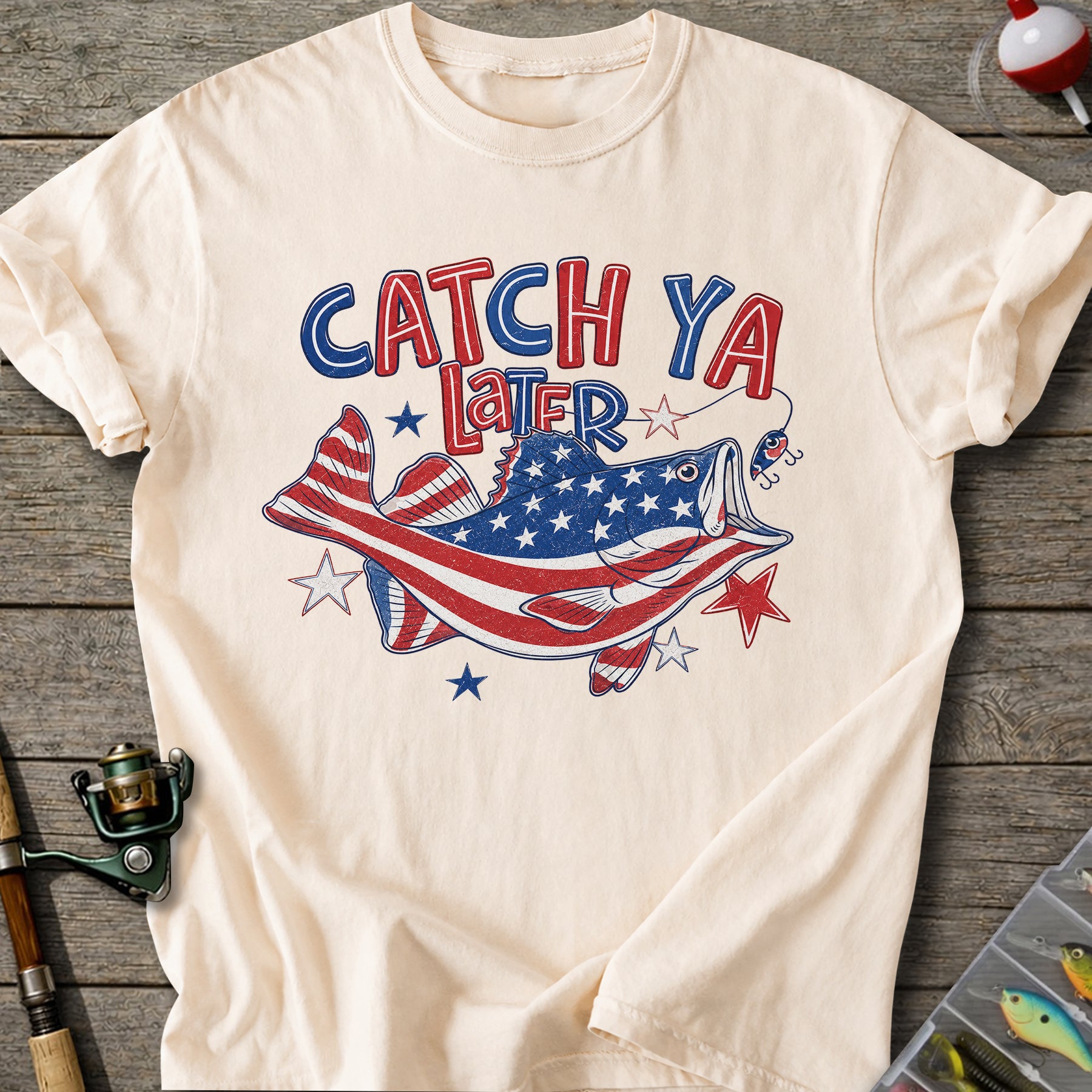Patriotic Catch Ya T-shirt