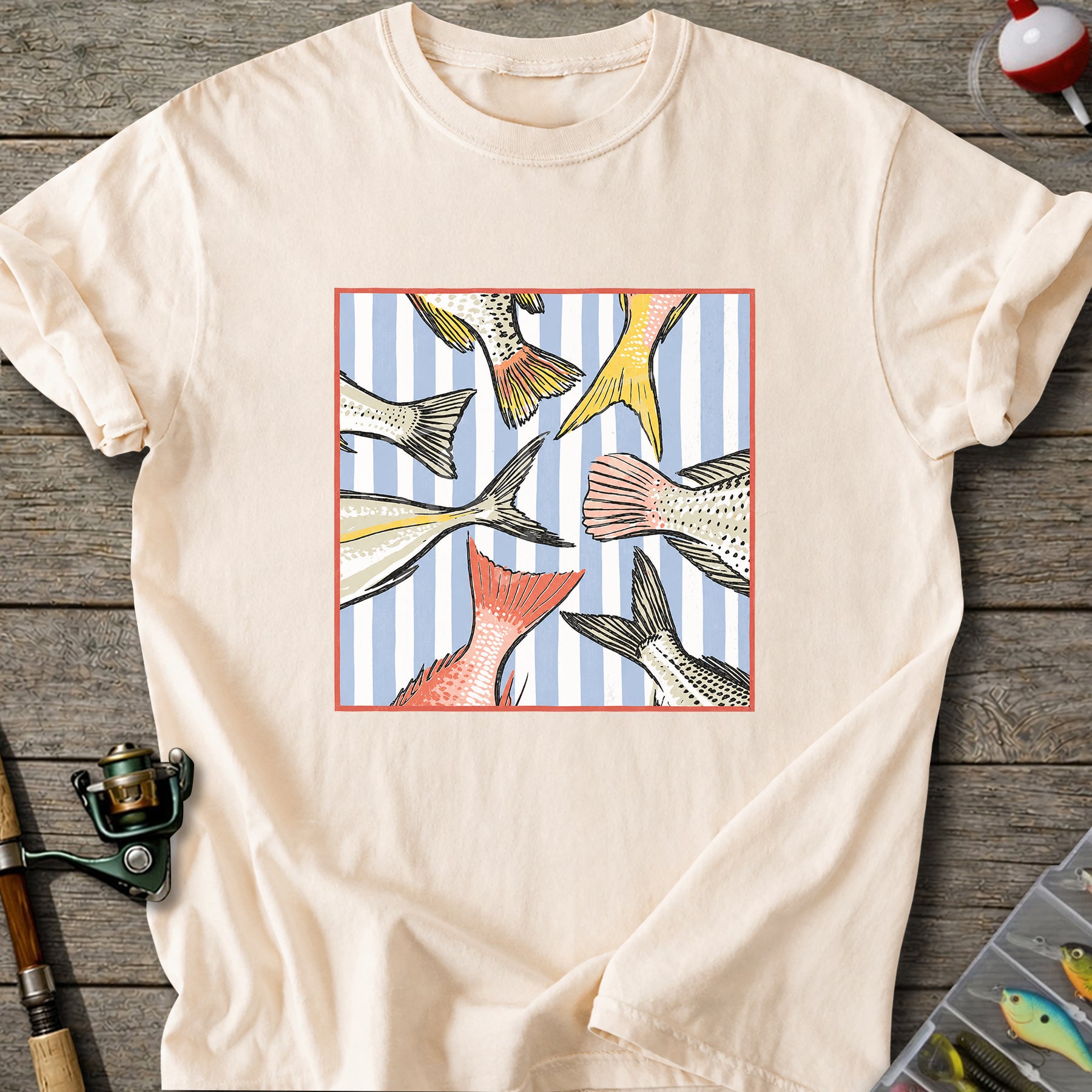 Colorful Saltwater Fins T-Shirt