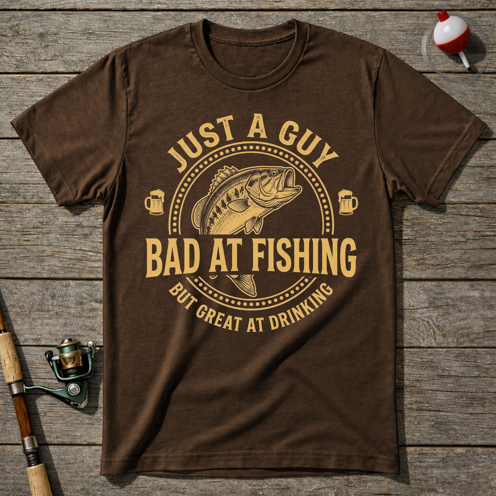 Just A Guy Bad At Fishing T-Shirt