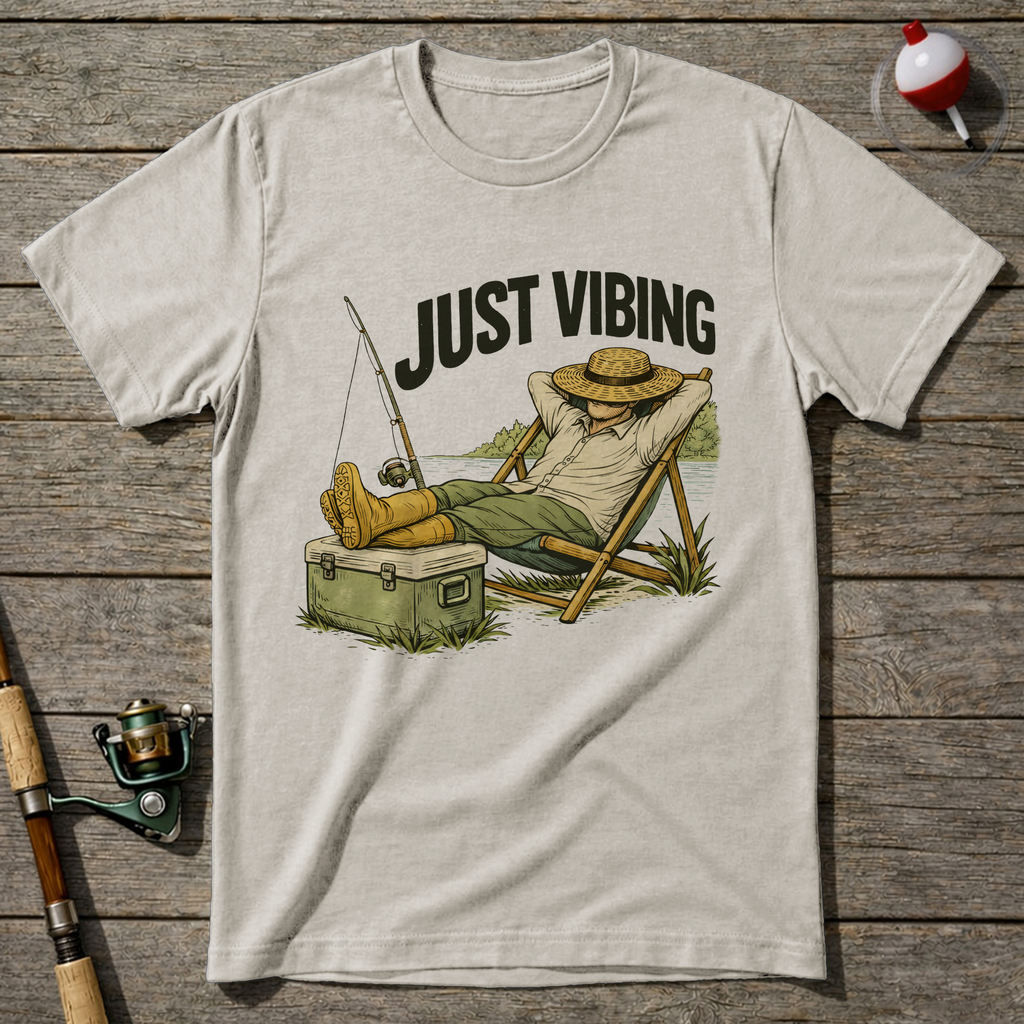Just Vibing T-Shirt — Natural