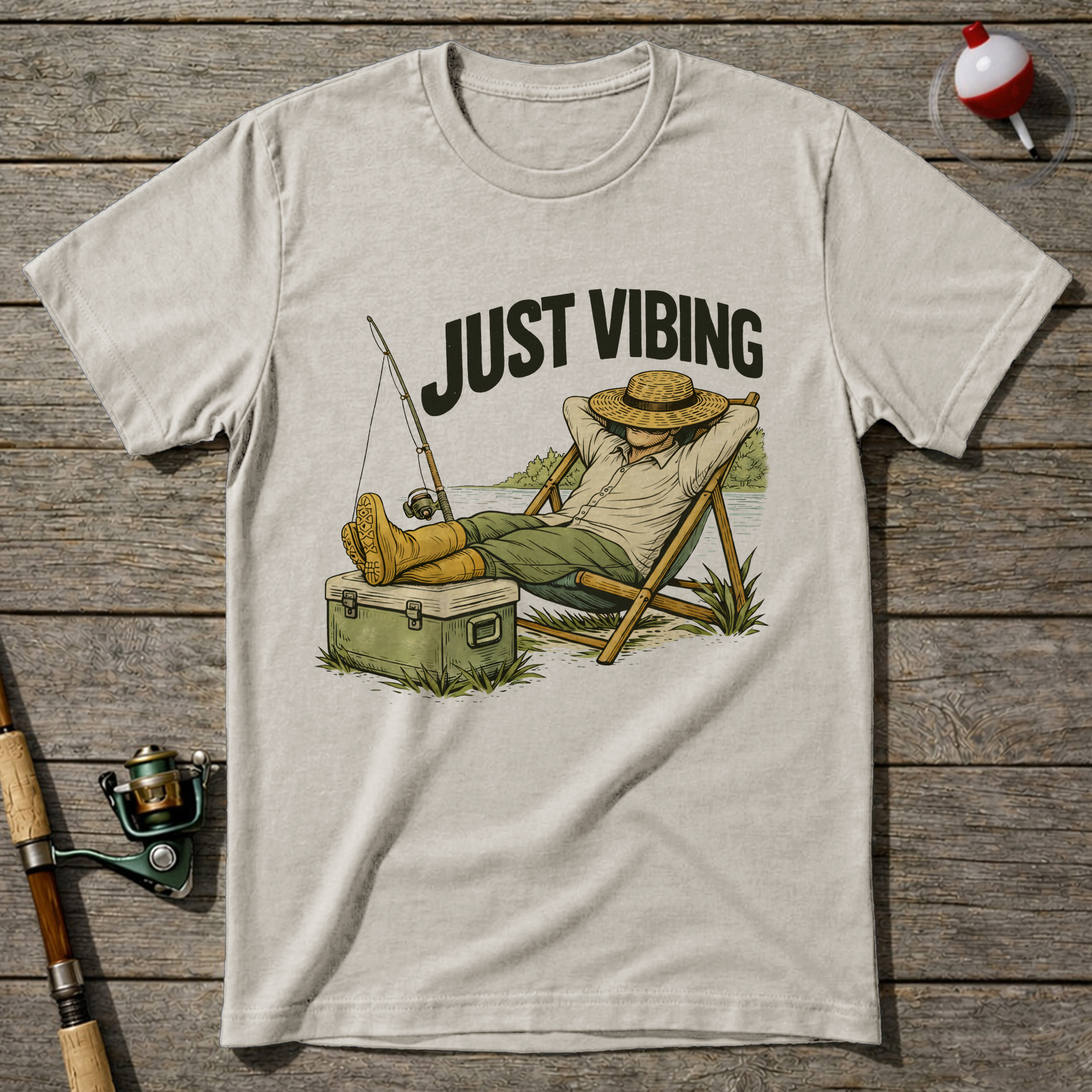Just Vibing T-Shirt — Natural