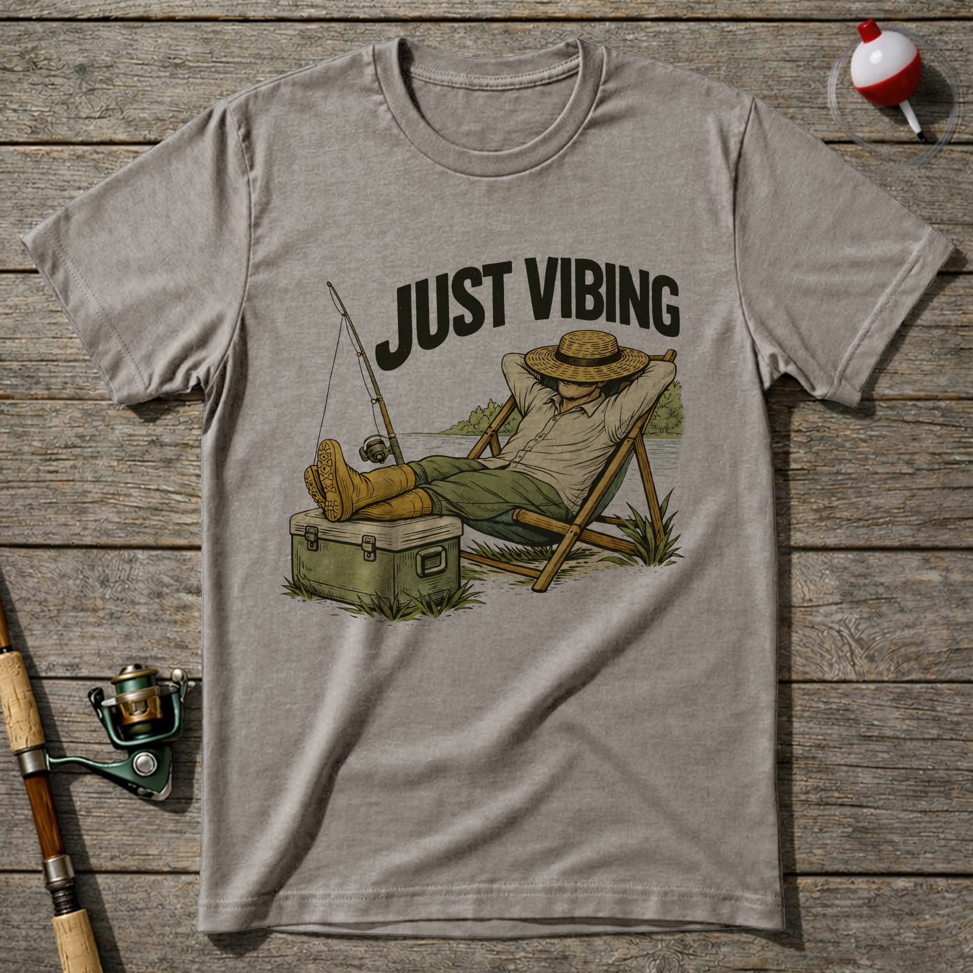 Just Vibing T-Shirt — Sand