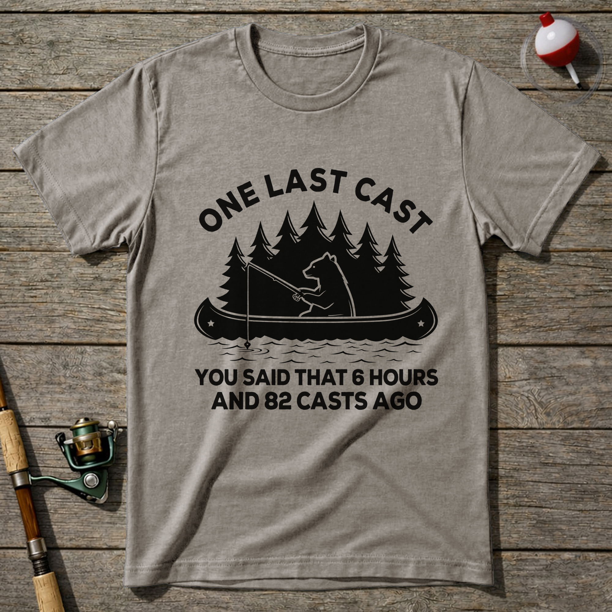 Last Cast T Shirt T-Shirt — Sand
