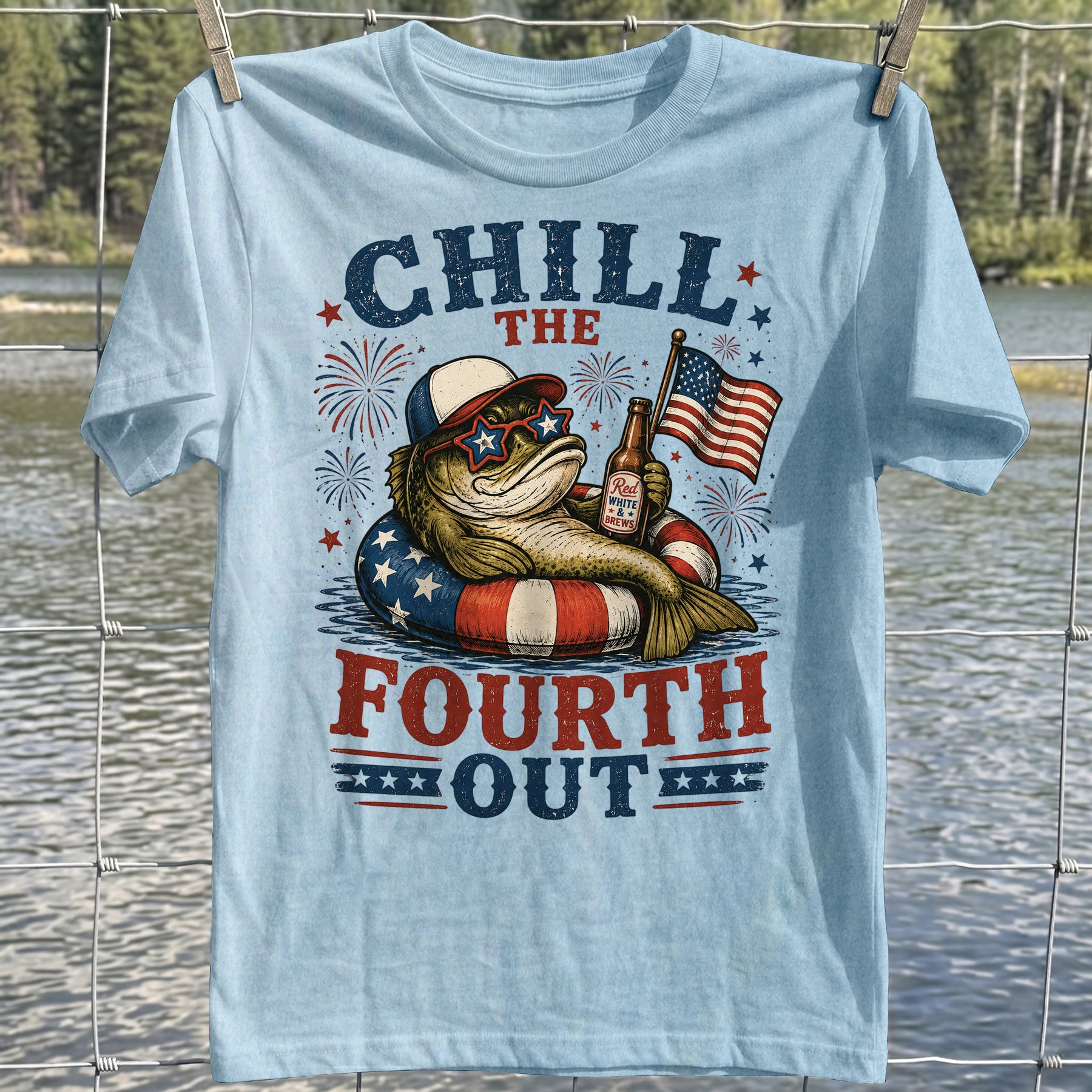 Chill the Fourth Out T-shirt