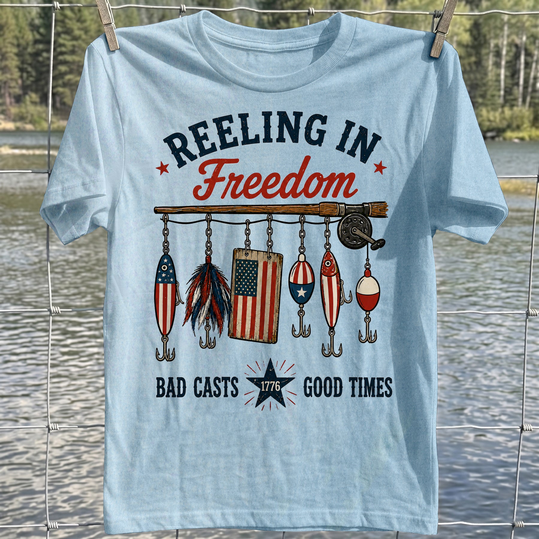 Reeling In Freedom T-shirt