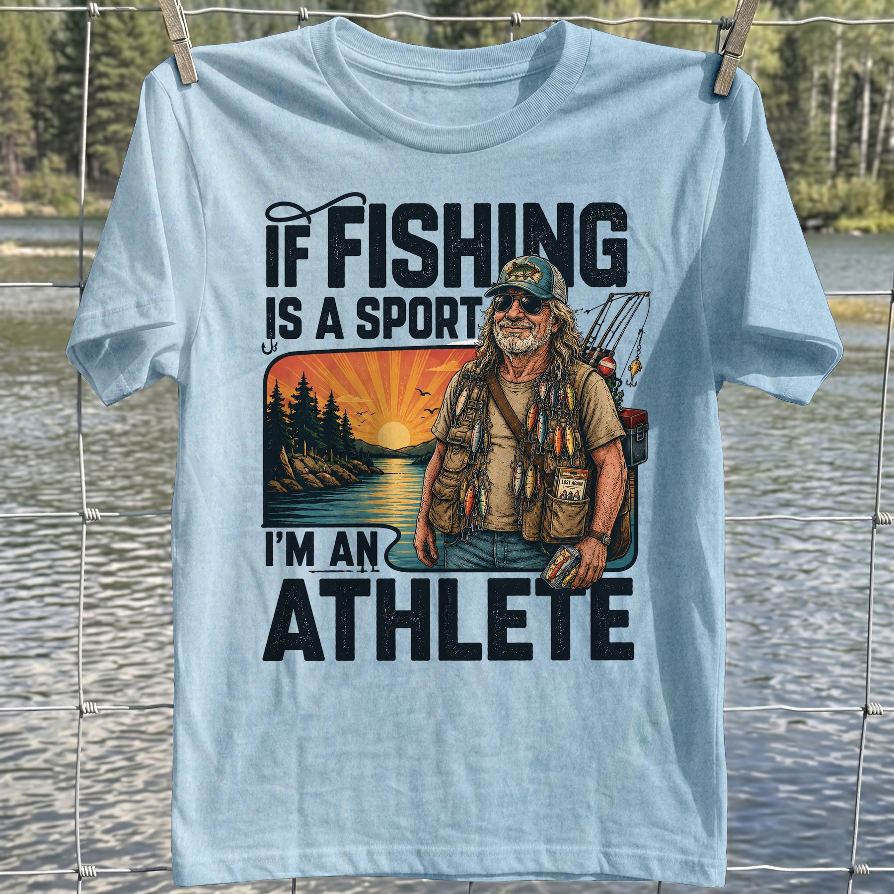 Fishing Athlete T-shirt
