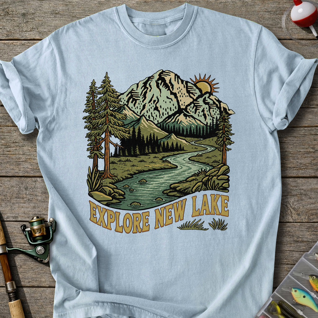 Explore New Lake T-shirt