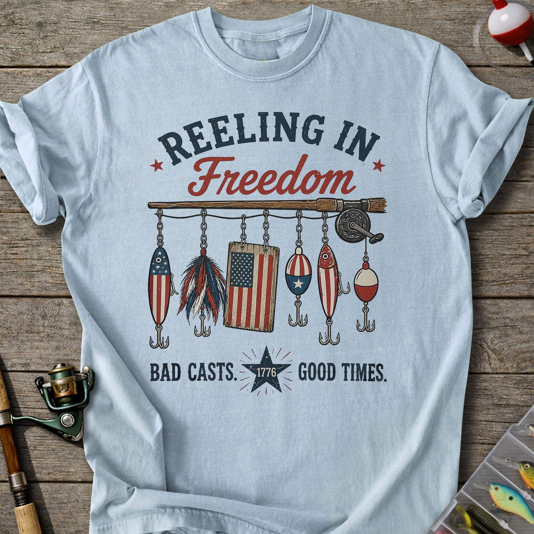 Reeling In Freedom T-shirt