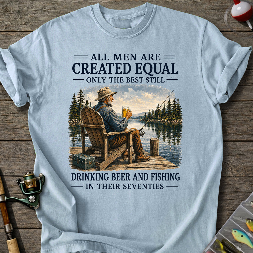 Beer Fishing Seventies T-Shirt