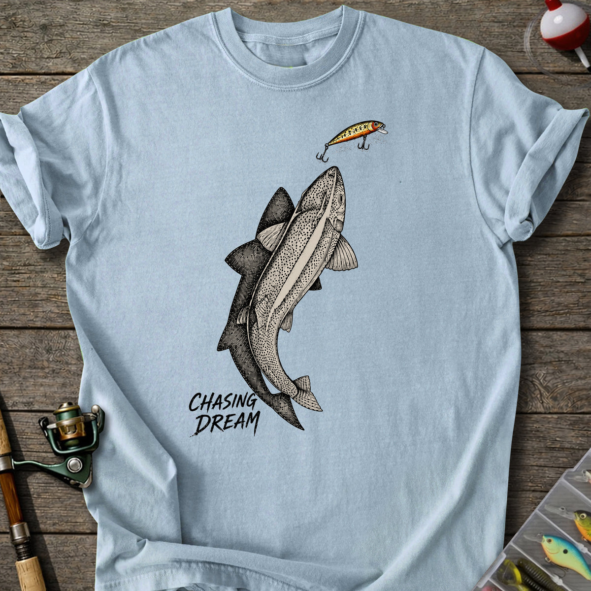 Lure Chasing Trout T-Shirt