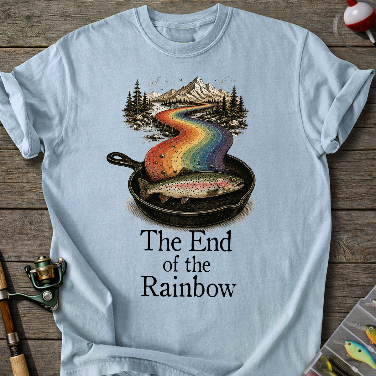 Rainbow Road Trout T-Shirt