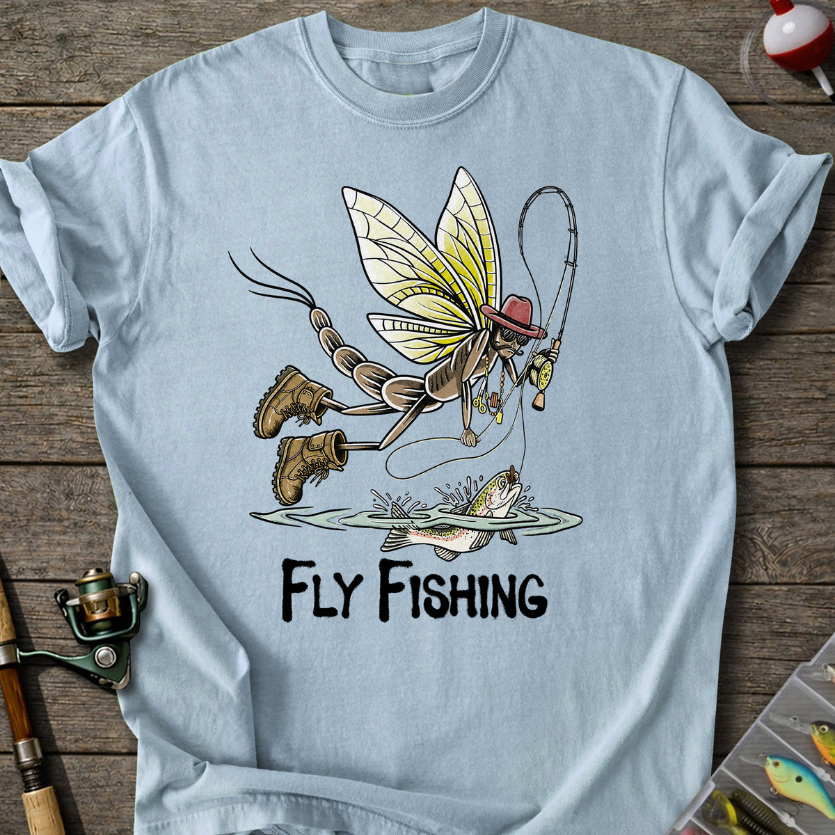 Mayfly Fly Fishing T-Shirt
