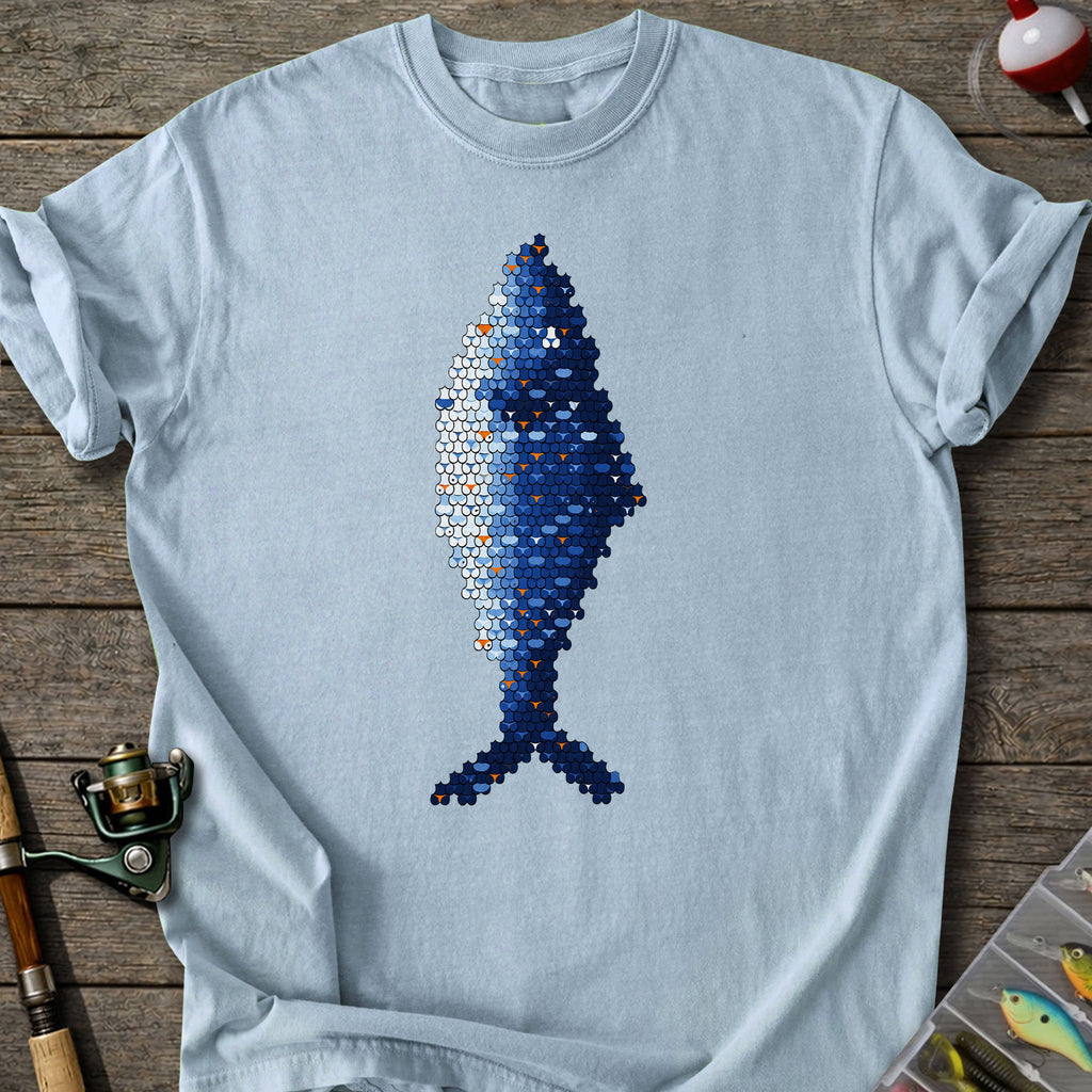 Blue Scale Fish T-Shirt