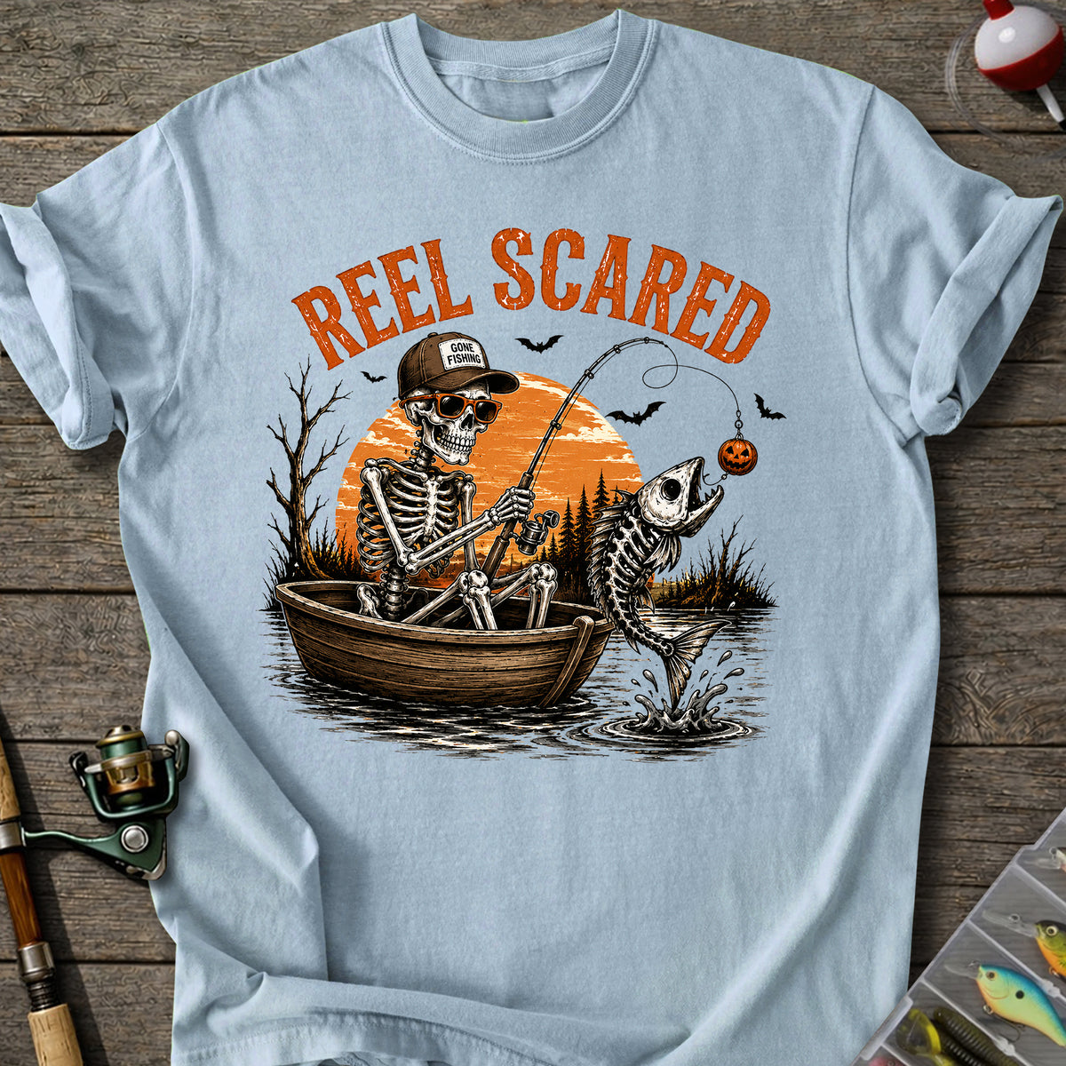 Reel Scared Halloween T-Shirt