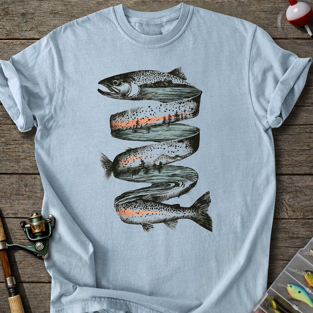 Ribbon Trout T-Shirt